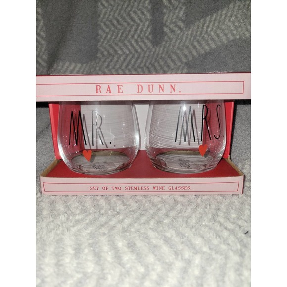 Rae Dunn Other - Rae Dunn wine glasses